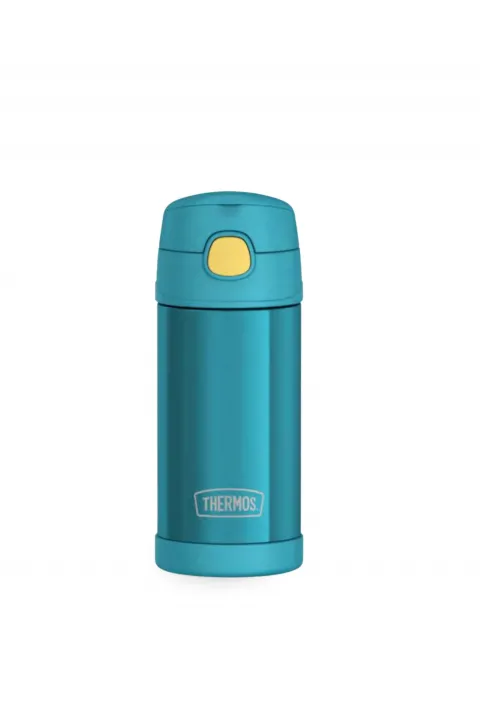 Botella Térmica con Sorbete Funtainer Thermos Celeste 355 ml