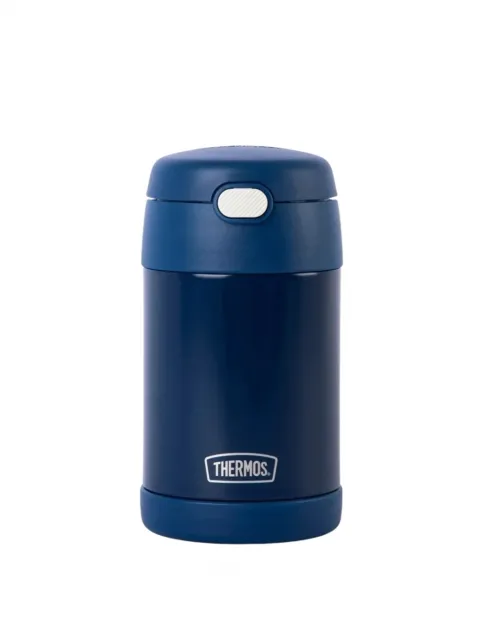 Contenedor de Comida con Cuchara Plegable Funtainer Thermos Azul 470 ml