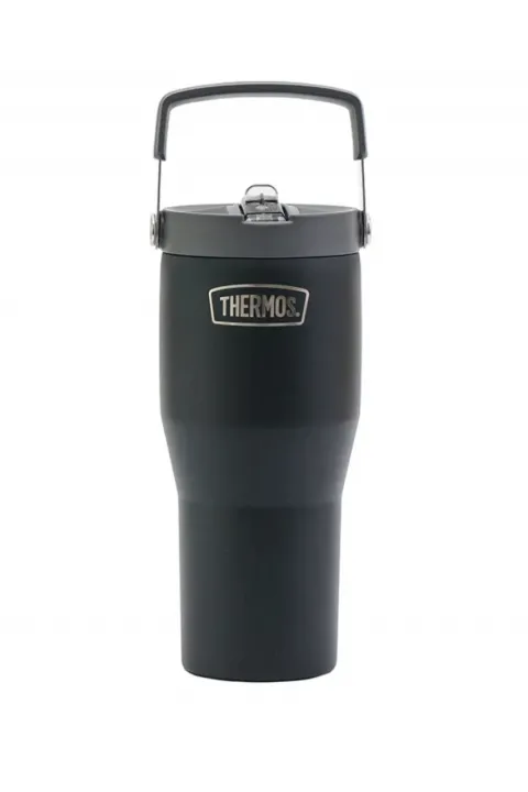 Vaso Térmico con Asa y Sorbete Classic Thermos Gris 850 ml