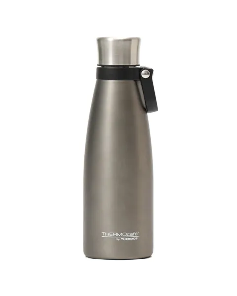 Botella Térmica con Tapa a Rosca y Manija ThermoC Gris 500 ml