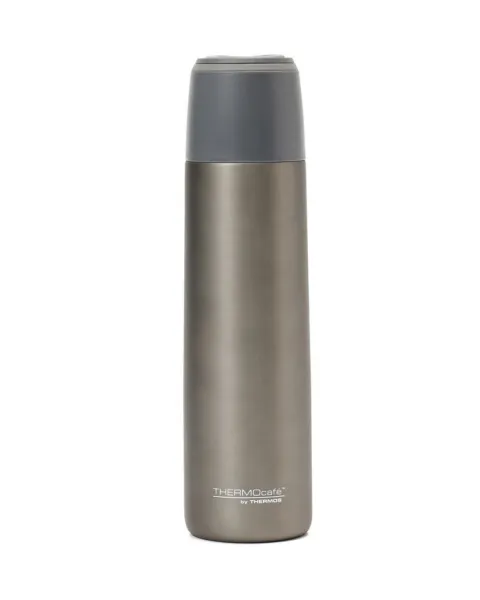 Botella Térmica a Rosca con Vertedor y Taza ThermoC Gris 1000 ml