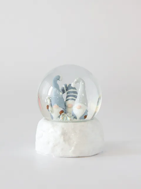 Esfera Gnomo Navidad 10x10x13 cm Blue