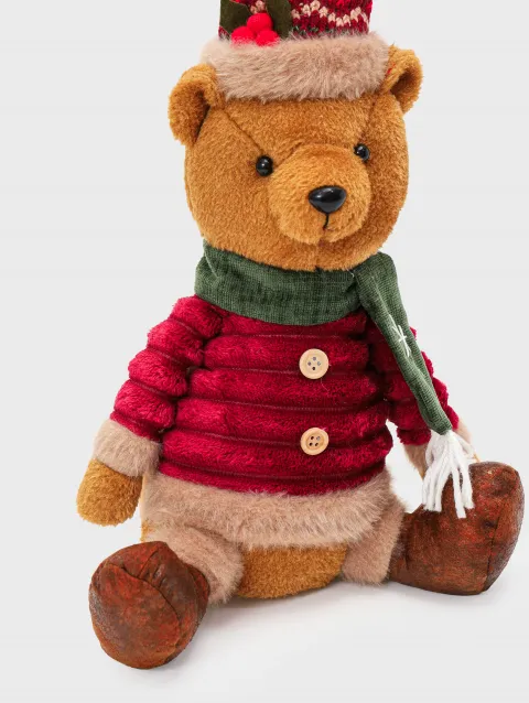 Oso chaqueta sentado 25x17x46 cm Tradicional