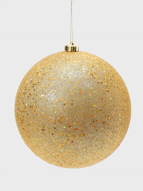 Esfera con glitter 25cm GOLD