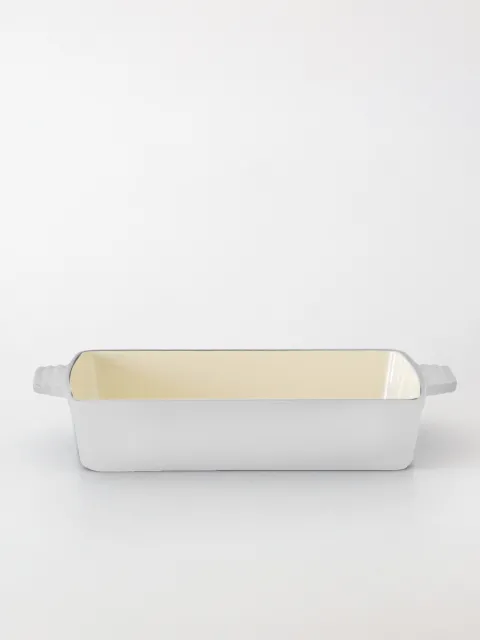 Fuente de Hierro Enlozado 34x24 cm BLANCO