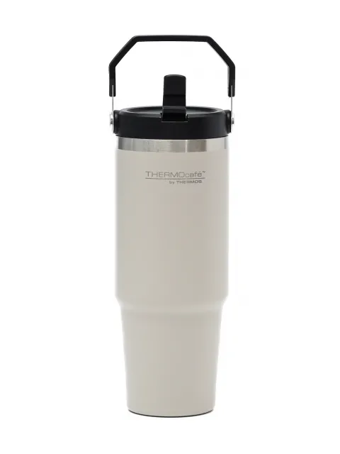 Vaso Térmico con Tapa, Pico y Manija ThermoC Gris 880 ml