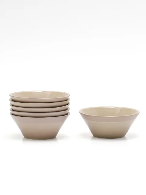 Set x6 Bowl Eclipse Porcelana Beige 15 cm
